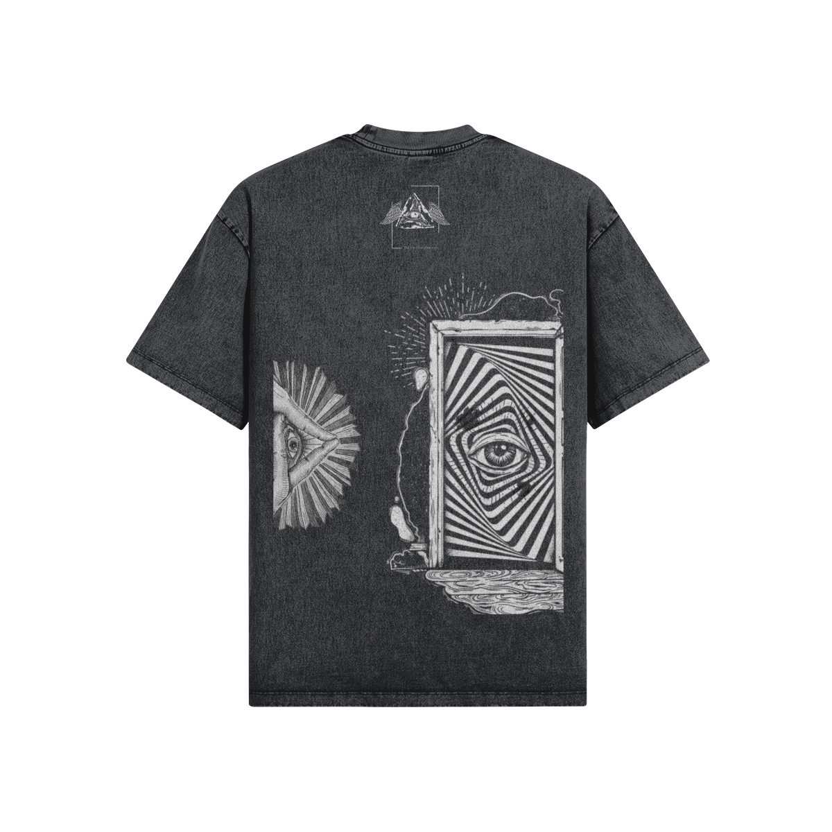 Oversized Washed Effect T-shirt - Dimension