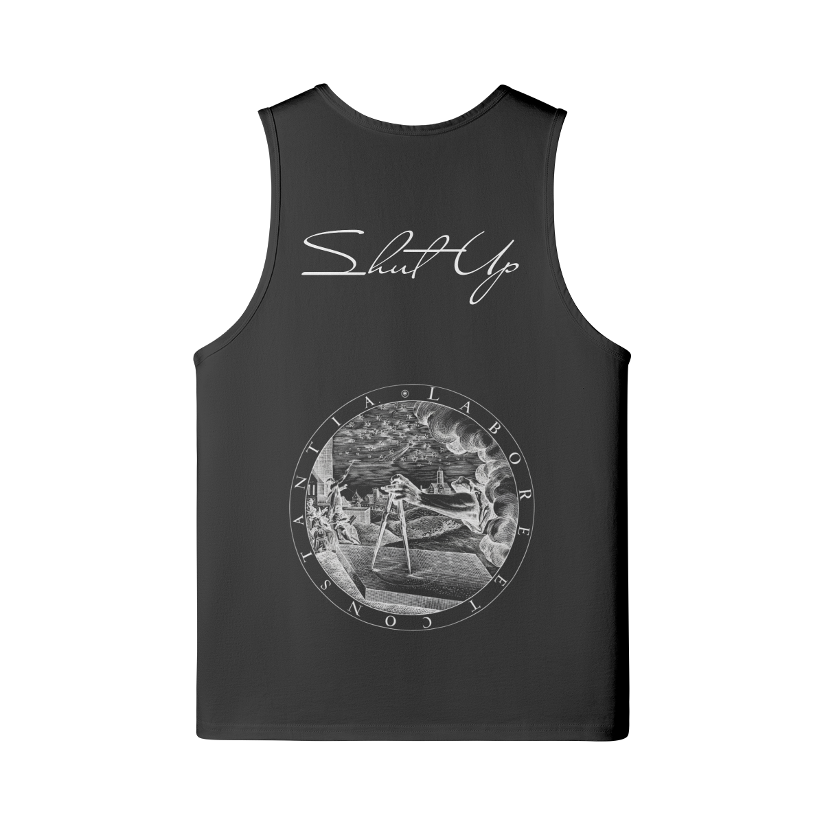 Oversized Sleeveless Tank Top - SHUT UP Labore et Constantia