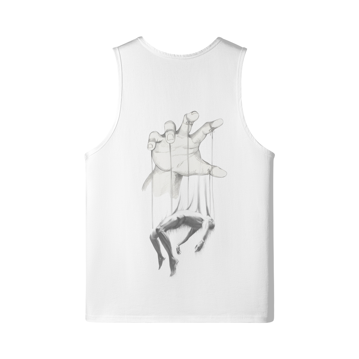 Oversized Sleeveless Tank Top - The Marionette