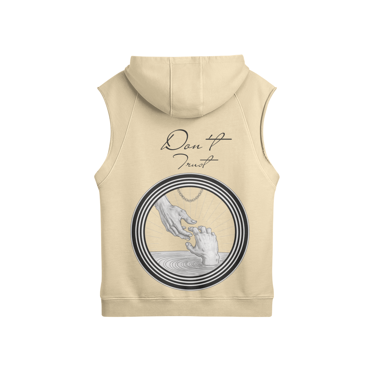 Don't Trust (Subliminal Message Logo) Tank Hoodie