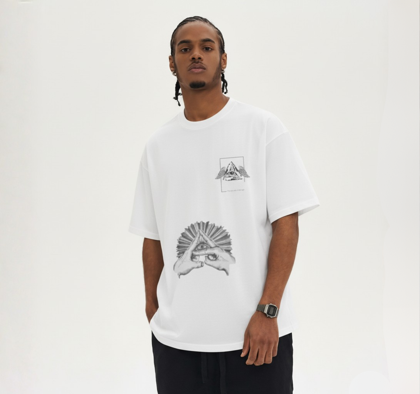 Boxy T-shirt - Born to Rule 