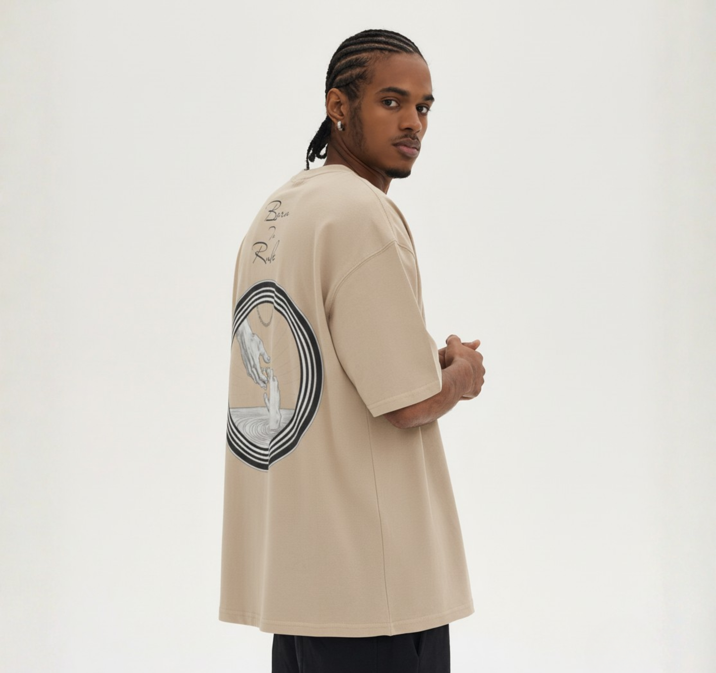 Boxy T-shirt - Born to Rule 