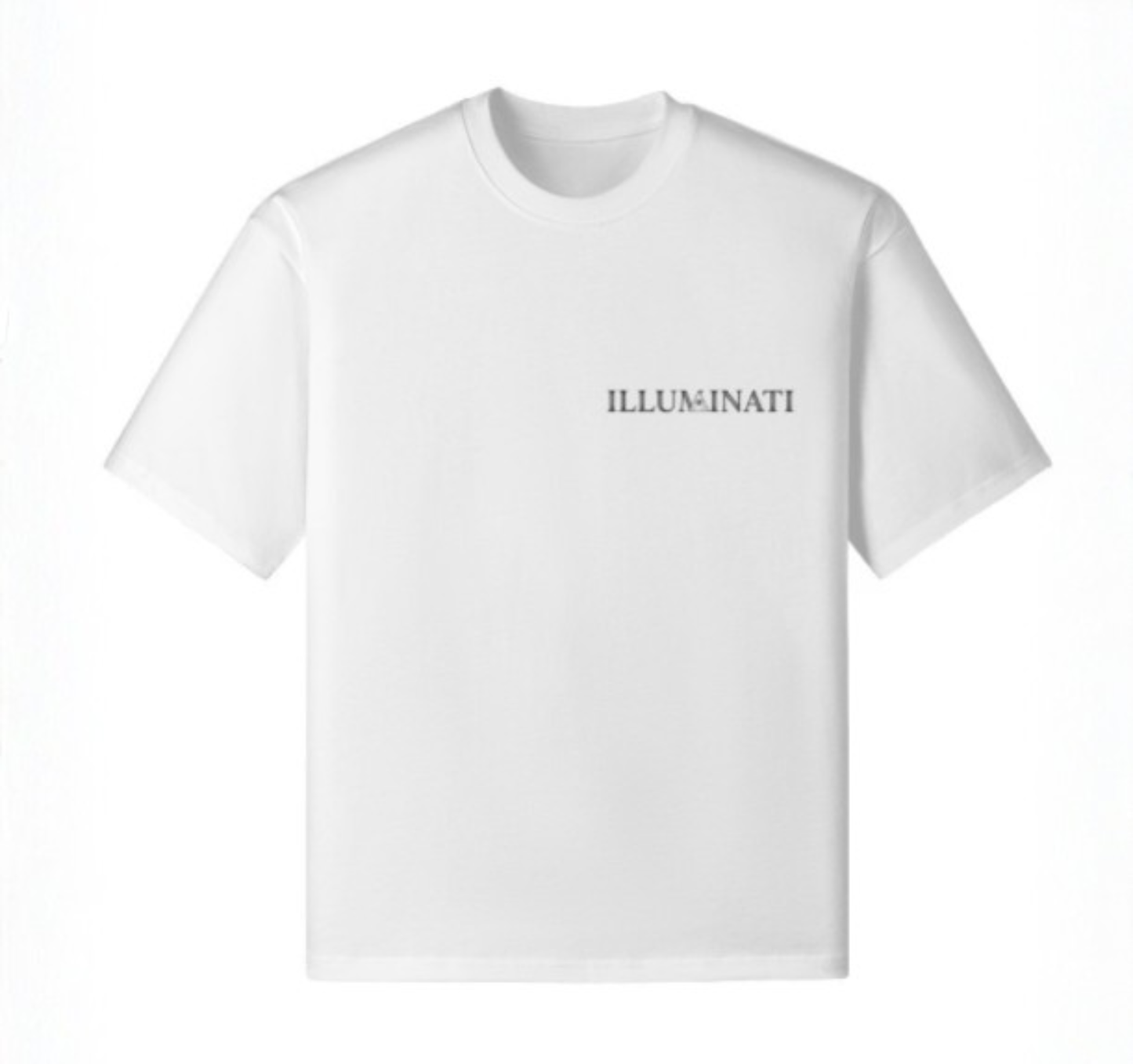 Boxy T-shirt - White Controlled by Nothing 