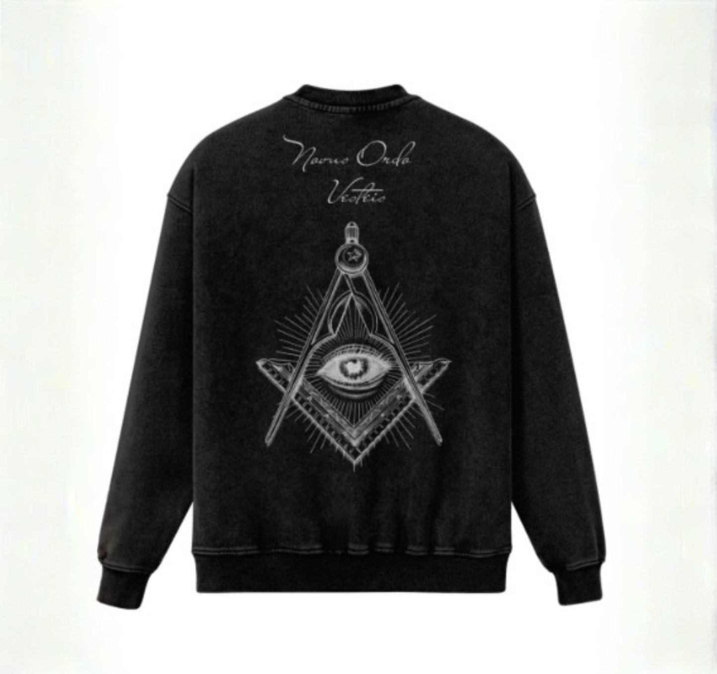 Oversized Vintage Effect Heavyweight Sweatshirt - Novus Ordo Vesteis 