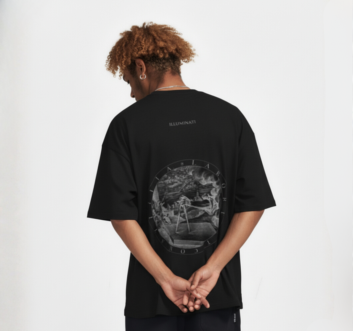 Boxy T-shirt - Labore et Constantia (White Logo)