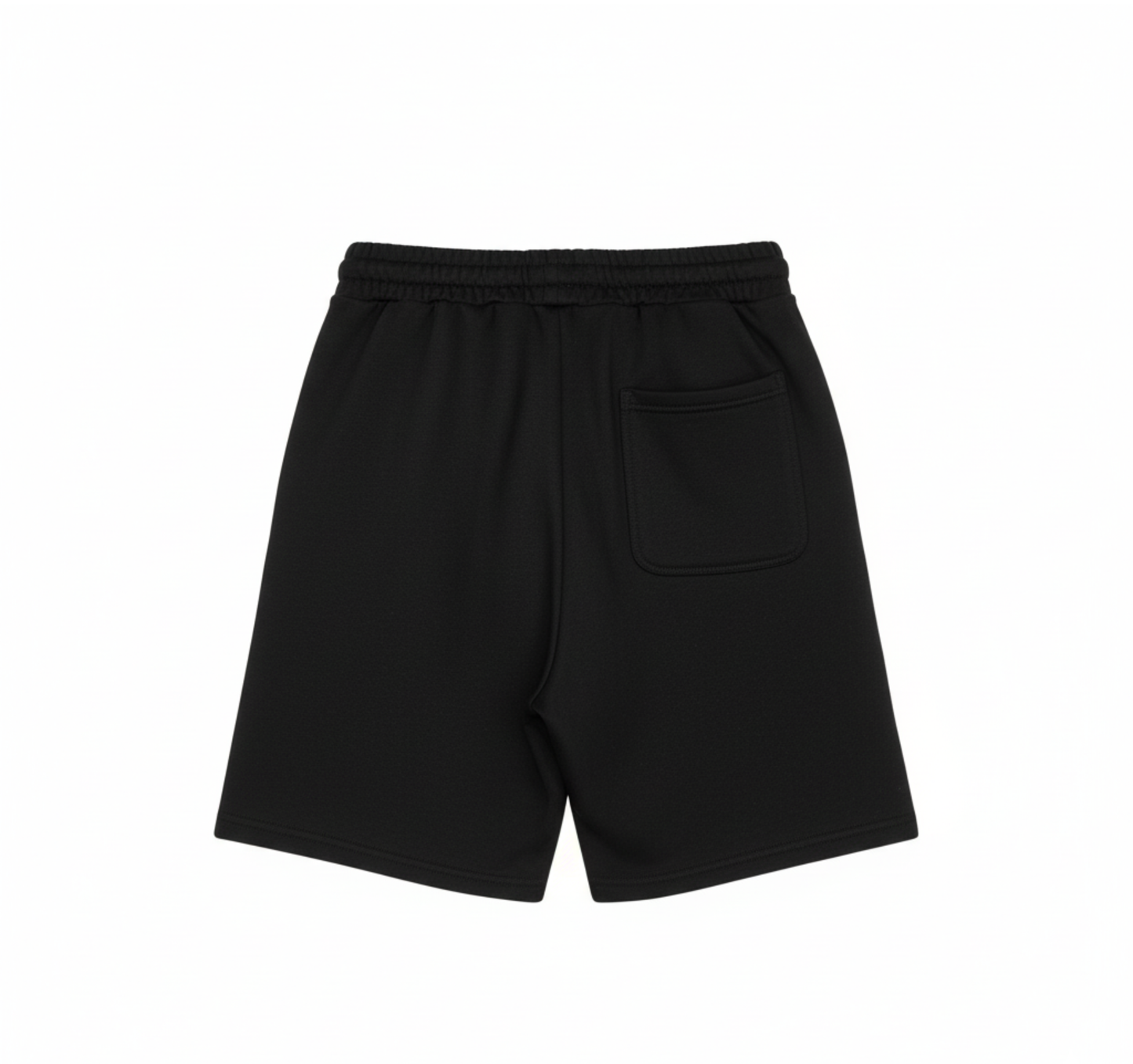 Oversized Lightweight Fleece Shorts - Illuminati (White Logo)