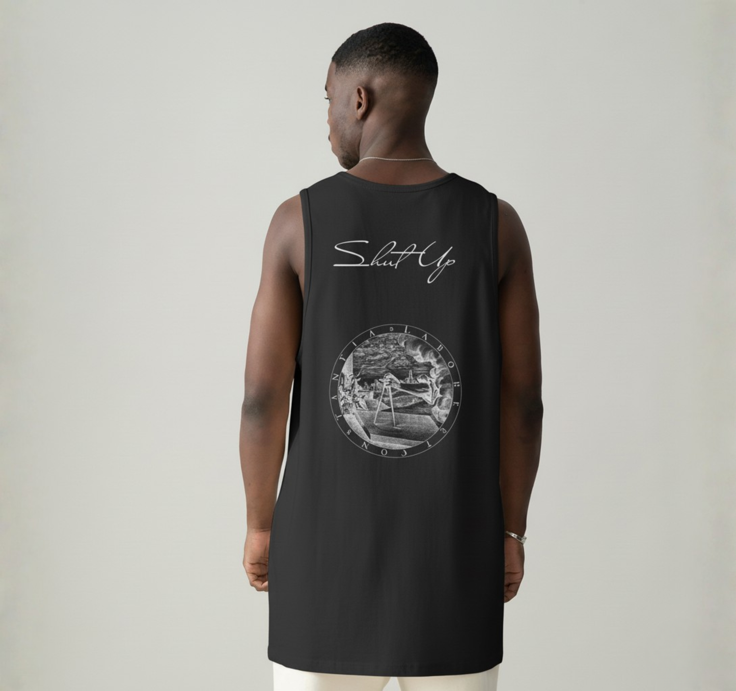 Oversized Sleeveless Tank Top - SHUT UP Labore et Constantia